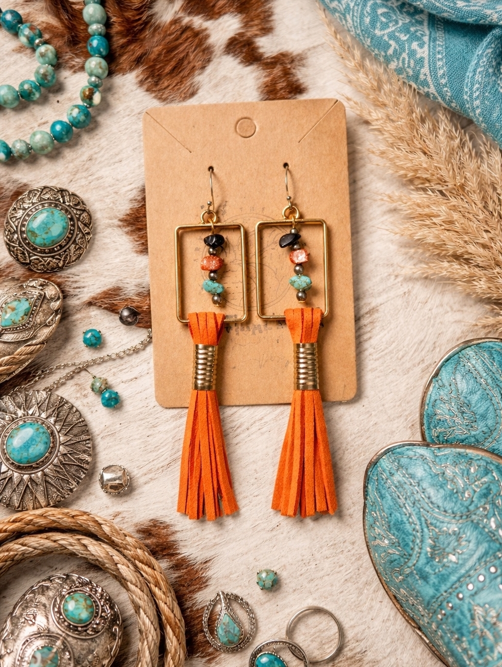 Western Tassel Fringe Earrings